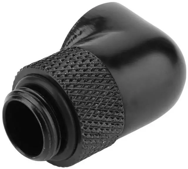 Alt view image 7 of 7 - dracaena.io 12 Pack G1/4" Thread Male to Female Extender Fitting, 90° Rotary Enhance Adapter Fitting for Computer Water Cooling System, Black