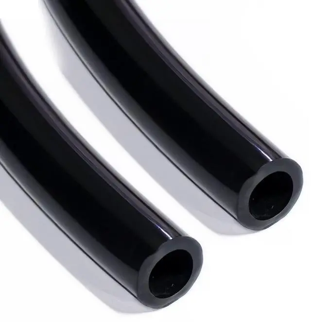 Main image of dracaena.io 4 meter/ 157.5 inch soft tube with PVC material, ID 3/8'' and OD 1/2'' - PVC pipe soft tube for Computer water cooling systems, Black