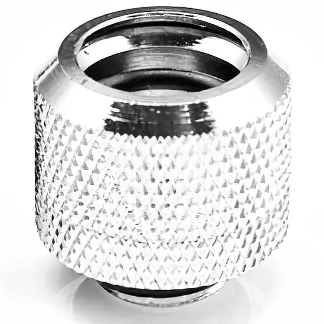 Alt view image 6 of 7 - dracaena.io 2 Pack G1/4" Thread to 14mm Outer Diameter, Hard Tubing Compression Fitting with high Body Design for Computer Water Cooling System, Silver