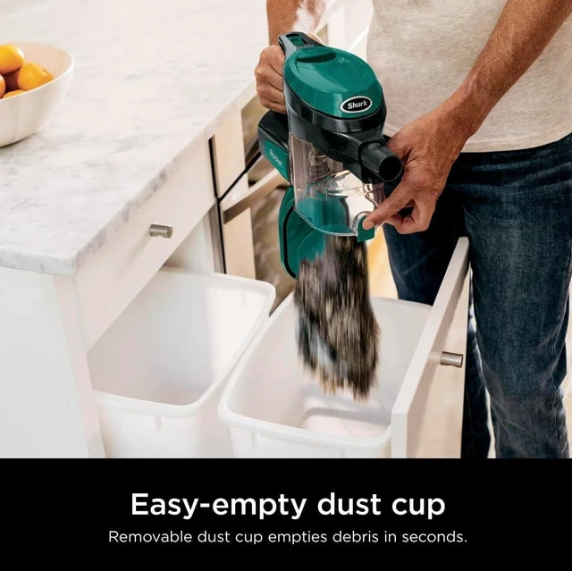 Alt view image 6 of 7 - Shark Ultra-Light Corded Vacuum, Carpets & Hard Floors, Green, CS110EM