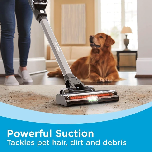 Alt view image 5 of 7 - BLACK+DECKER POWERSERIES 20V MAX Cordless Stick Vacuum Cleaner, Household Vacuum Cleaners for Hardwood Floors and Carpet, LED Lights, Detachable, Anti-Tangle, Lightweight, Bagless (BHFEA18D1)
