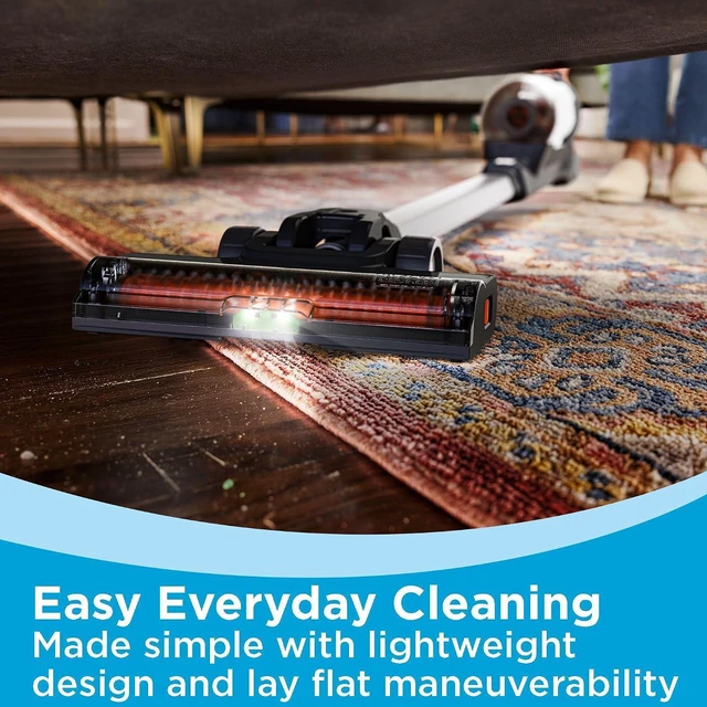 Alt view image 6 of 7 - BLACK+DECKER POWERSERIES 20V MAX Cordless Stick Vacuum Cleaner, Household Vacuum Cleaners for Hardwood Floors and Carpet, LED Lights, Detachable, Anti-Tangle, Lightweight, Bagless (BHFEA18D1)