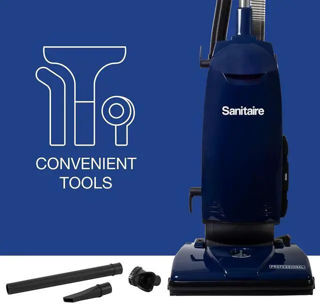 Alt view image 5 of 6 - Sanitaire Professional Bagged Upright Vacuum with On-Board Tools, SL4110A