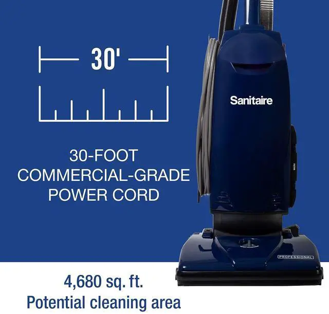 Alt view image 6 of 6 - Sanitaire Professional Bagged Upright Vacuum with On-Board Tools, SL4110A