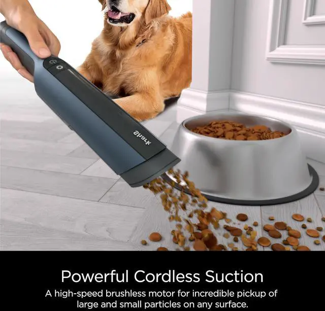 Alt view image 3 of 7 - Shark WV410BL WANDVAC Cordless Hand Vacuum, Ultra-Lightweight & Portable with Powerful Suction & Tools for Pets, Designed for Car & Home, Dark Blue