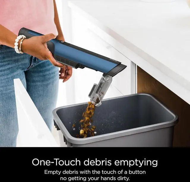 Alt view image 7 of 7 - Shark WV410BL WANDVAC Cordless Hand Vacuum, Ultra-Lightweight & Portable with Powerful Suction & Tools for Pets, Designed for Car & Home, Dark Blue