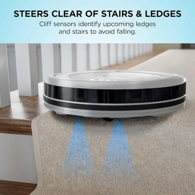 Alt view image 6 of 7 - Shark AV752 ION Robot Vacuum, Tri-Brush System, Wifi Connected, 120 Min Runtime, Works with Alexa, Multi Surface Cleaning, White