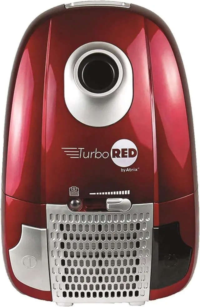 Alt view image 3 of 4 - Atrix Turbo Red AHC-1 HEPA Canister Vacuum Cleaner  Powerful 1,400W Variable Speed Motor, Lightweight 6-Quart Bag Design, 3-Stage Filtration, Telescopic Wand, Full Bag Indicator & Accessory Kit