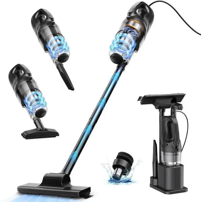 Main image of Corded Vacuum Cleaners 20Kpa Powerful Suction Ultra-Light Stick Vacuum for Hard Floor Pet Hair Vacuum