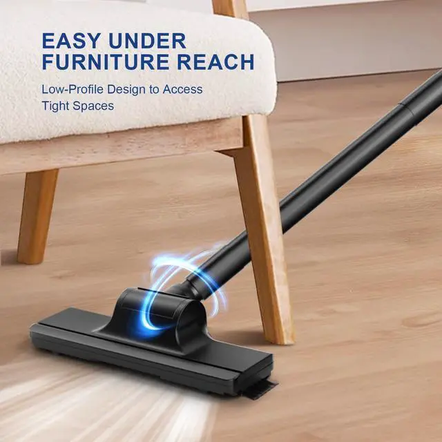 Alt view image 2 of 7 - Corded Vacuum Cleaners 20Kpa Powerful Suction Ultra-Light Stick Vacuum for Hard Floor Pet Hair Vacuum