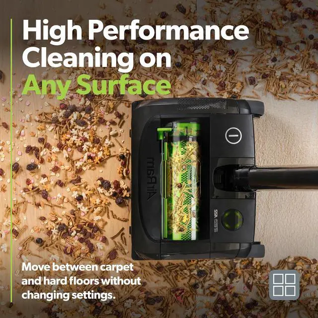 Alt view image 4 of 7 - Gtech AirRAM 2 K9 Cordless Vacuum Cleaner with Scented Cartridges - Removes Tough Pet Hair - Perfect for Carpet and Hardwood Floors - Rechargeable 22v Li-ion Battery - Lightweight (7 lbs.)