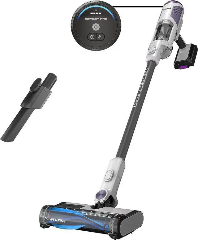 Main image of Shark Detect Pro Cordless Vacuum with PowerFins Brushroll, Stick/Handheld (2-in-1), Ash Purple/Grey, IW1120