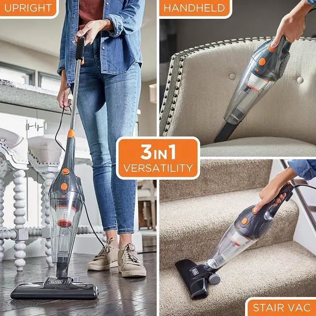 Alt view image 2 of 7 - BLACK+DECKER BDXHHV005G 3-in-1 Vacuum, Gray