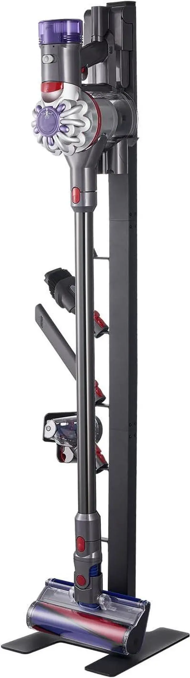 Main image of VEVOR Vacuum Stand, Compatible with V6 V7 V8 V10 V11 V15, Stable Vacuum Stand Holder with 6 Hooks for DC30 DC31 DC34 DC35 DC58 DC59 DC62 D74 Cordless Upright Vacuum Cleaners & Accessories