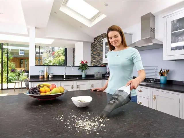 Alt view image 7 of 7 - BLACK+DECKER dustbuster QuickClean Cordless Handheld Vacuum, Car Vacuum Portable (HNVC215B10)