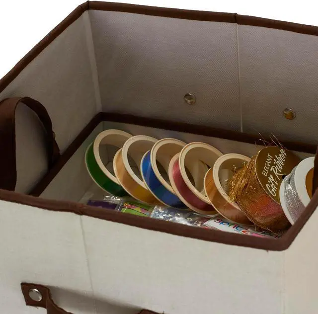 Alt view image 6 of 7 - Household Essentials Gift Wrapping Paper Organizer
