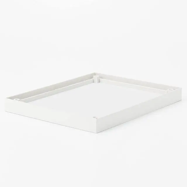 Alt view image 5 of 7 - MUJI 44902868 Polypropylene File Box Standard Caster Lid White Gray, 9.8 in Width