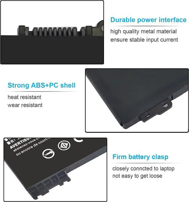 Alt view image 3 of 6 - Emanjor 45Wh RE03XL L32656-002 Laptop Battery for HP ProBook 430 440 445 450 G6 G7 455R 445R 455 G6, ZHAN 66 Pro 14 G2 G3 L32656-005 L32407-AC1 L32407-541 L32407-2B1 HSTNN-OB1C HSTNN-UB7R HSTNN-DB9A