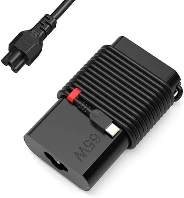 Alt view image 2 of 6 - Slim 65W USB-C Laptop Charger Compatible with Lenovo ThinkPad X1 Z13 X13 L14 E14 C14 P14S E15 P15S E15 P16S ThinkBook 13s 14G3 14G4 ldeaPad 5 5i Slim1 3 3iYoga 7 Slim 7por Type-c AC Adapters