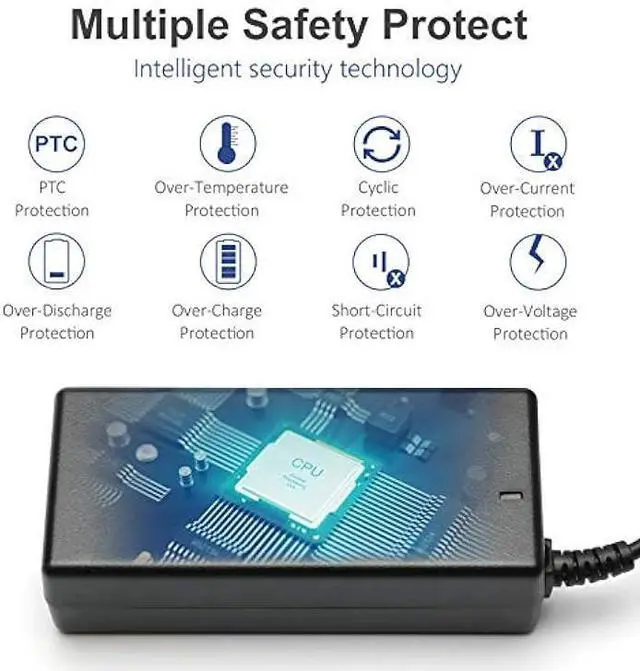 Alt view image 6 of 6 - Charger Compatible with 65W Lenovo Laptop - IdeaPad 1 3 5, Flex 4 5 6 1470 1480, Lenovo V14 V15 V17 G2 G3 G4 ;IdeaPad 110 110s 310 330 330s 520 530s 710s L340 S145 S340 S540; Yoga 720 710 510