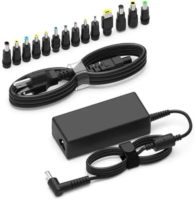 Main image of 19V 3.42A DC Universal Laptop Charger Compatible with HP Lenovo Dell ASUS Gateway Acer Monitor 65W Power Supply Cord for Chromebook LG Monitor Samsung TV Spire Spin Toshiba Satellite Harmon Kardon