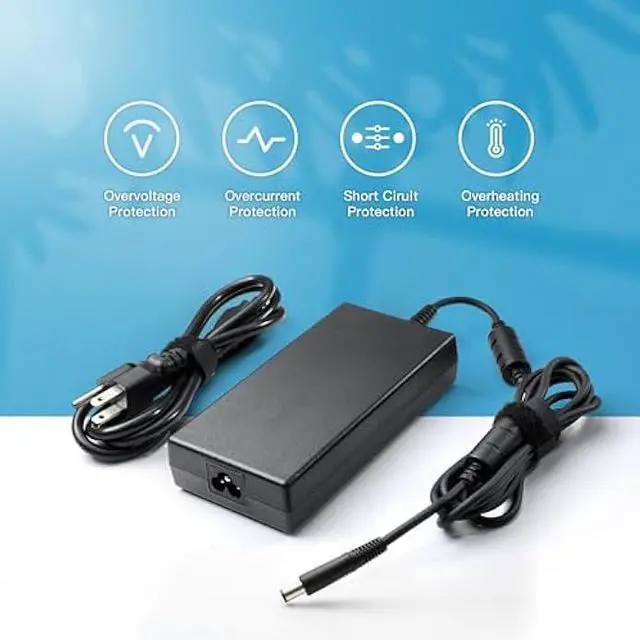Alt view image 6 of 7 - 180W Charger Fit for Dell G5 G7 15 17 7588 7790 7577 5587 3579 3779, Precision 7510 7520 7530 7540 7550 7560, FA180PM111 HA180PM180 DA180PM111 AC Adapter