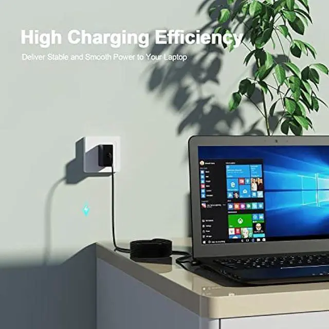 Alt view image 7 of 7 - AC Charger Replacement for Asus L203MA L203M L203 L406MA L406M L406 L402 L402S L402SA L402M L402MA L402WA L402W L402 L402WA-EH21 Vivobook Laptop Power Supply Adapter Cord