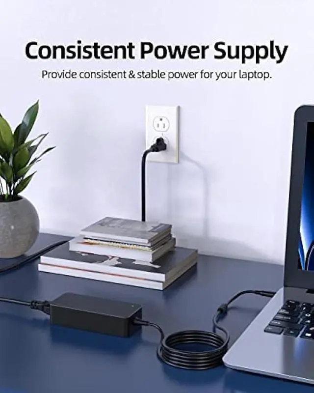 Alt view image 7 of 7 - 90W 65W AC Charger Fit for Dell Inspiron 5537 5420 5421 3437 5437 3537 7537 3737 7737 5737 14 15 17 14r 15r Laptop Power Supply Adapter Cord