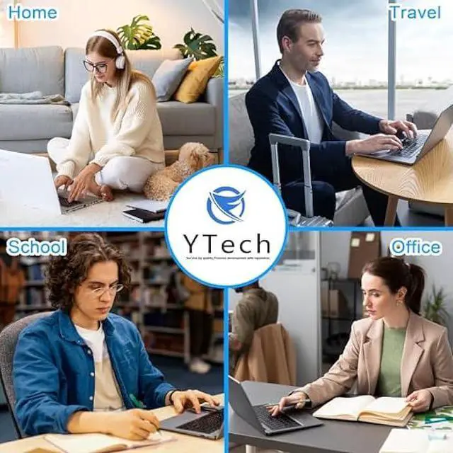 Alt view image 7 of 7 - USB C Laptop Charger 100W USB C Charger Universal Fast Charger Compatible with Lenovo MacBook Pro, MacBook Air,HP,Asus,Acer,MSI,Dell Type C AC Adapters Compatible with 90W 65W 45W PD 3.0 Power Cord