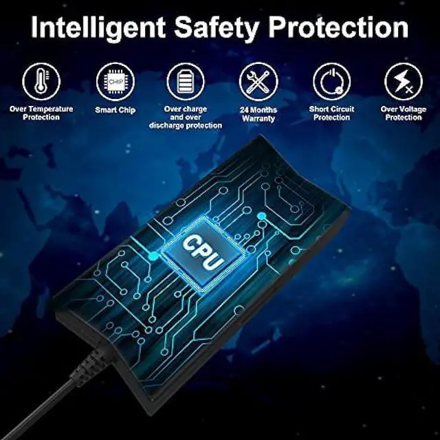 Alt view image 5 of 7 - 130W 19.5V 6.7A 7.4mm Tip AC Adapter Laptop Charger Compatible with Dell Inspiron 15 7559 N7110 N5110 Precision M20 M60 M70 M90,Dell XPS 15 L502X 17 L702X,PA-4E DA130PE1-00 JU012 Power Supply Cord