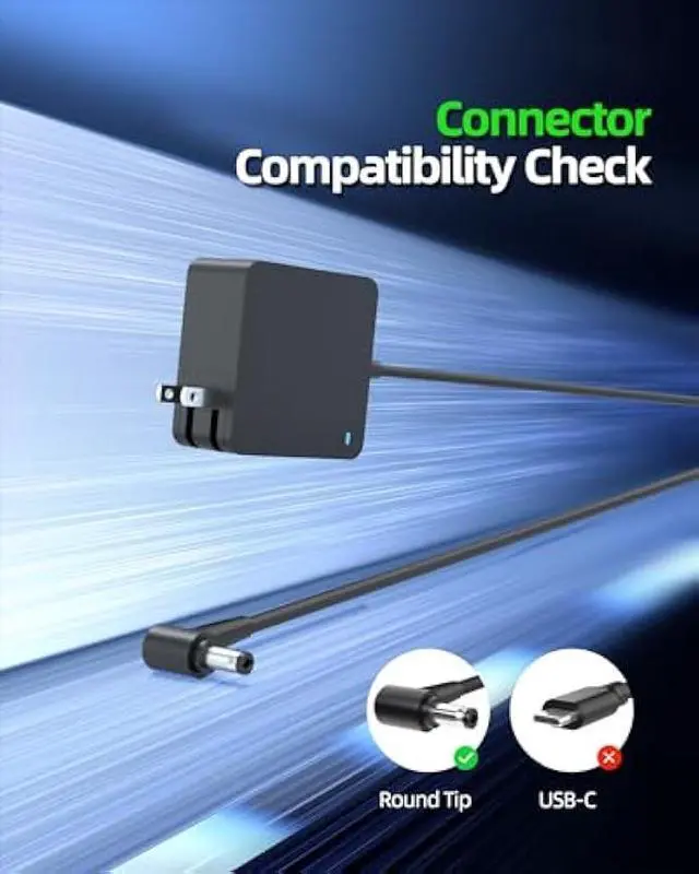 Alt view image 2 of 7 - AC Charger Fit for Asus F555 F555L F555LA F555UA F555U F554 F554L F554LA F502CA F502C F502 F551CA F551C F551MA F551M F551 F705QA F705Q F705 F505ZA F505Z Laptop Power Supply Adapter Cord