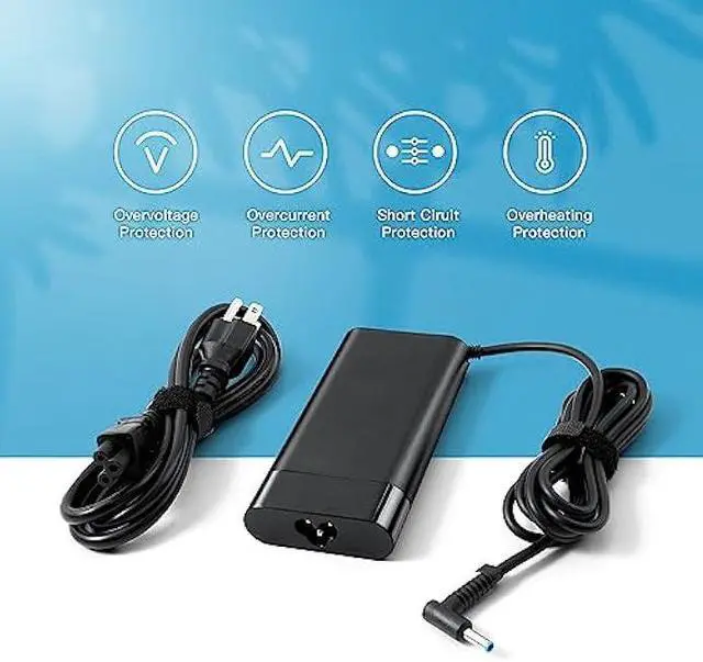 Alt view image 5 of 6 - 150W AC Charger for HP Laptop 917649-850 AC Adapter for Z Book 15 16 17 15u 15v G3 G4 G5 G6 G7 G8 G9 ZBook Studio G4 G5 G7 G8 G9 OMEN Pavilion Gaming 15 17 Victus 15 150 watt hp z Book Laptop Charger