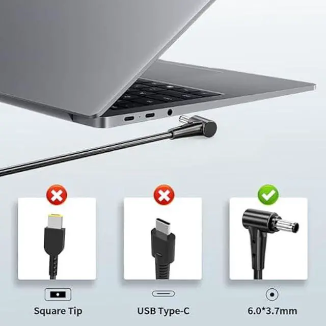 Alt view image 4 of 5 - 240W Zephyrus Charger Fit for ASUS Zephyrus S17 GX701 GX701G GX701GX GX701GW GX701GV GX701GVR GX701LV GX701LXS GX701LWS ADP-240EB B Laptop Power Supply