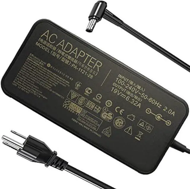 Main image of 120W 19V 6.32A Power Adapter Fit for Asus Rog GL502VT GL502V GL502 GL502VT-DS71 N750 N500 G50 N53S N55 Gaming, PA-1121-28 A15-120P1A Charger