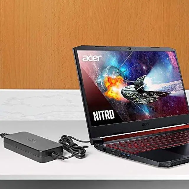 Alt view image 2 of 7 - KFD 19V 7.1A 135W Laptop Charger Power Supply for Acer Nitro 5 7 Nitro V15 Gaming Laptop AN515-51 AN515-53 A715-71G VN7-593G Acer Aspire 7 5 Predator Helios 300 G3-571 G3-572 PH317-51 Adapter Cord