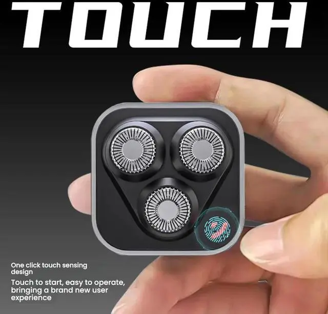 Alt view image 5 of 6 - Portable Mini Electric Shaver with 3 Heads for Men, USB Rechargeable