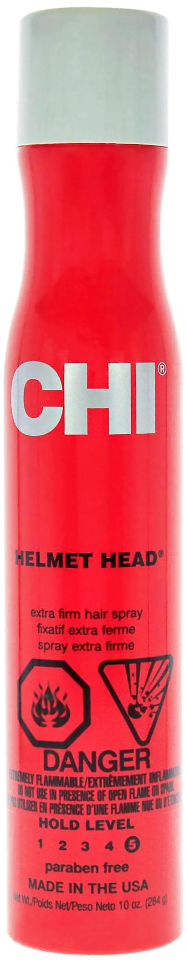 Main image of Helmet Head Extra Firm Hair Spray by CHI for Unisex - 10 oz Hair Spray