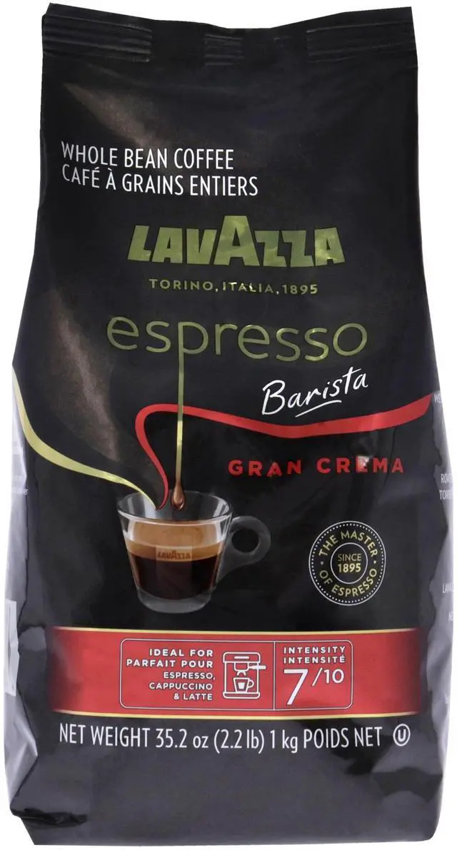 Alt view image 2 of 2 - LEspresso Gran Crema Roast Whole Bean Coffee by Lavazza for Unisex - 35.2 oz Coffee