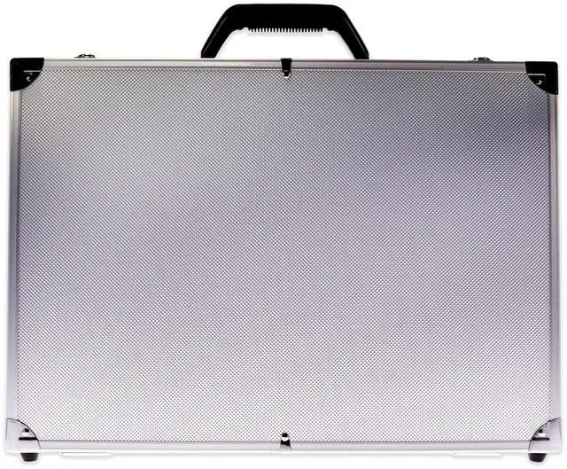 Main image of Aluminum Barber Case Silver by Marianna for Unisex - 1 Pc Case