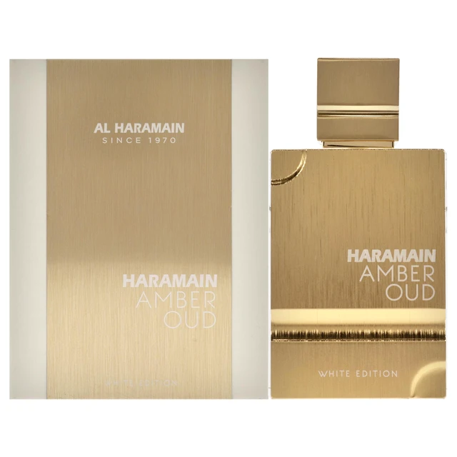 Alt view image 2 of 2 - Al Haramain Amber Oud By Al Haramain Eau De Parfum Spray 2 Oz (White Edition) For Unisex