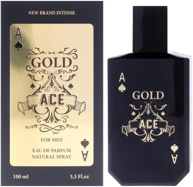 Main image of Intense Gold Ace by New Brand for Men - 3.3 oz EDP Spray
