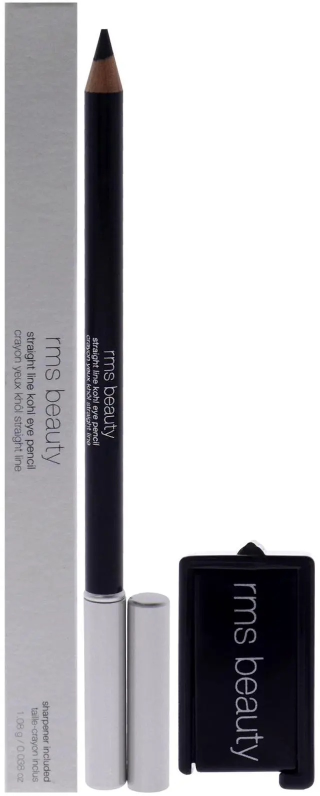 Main image of Straight Line Kohl Eye Pencil - HD Black by RMS Beauty for Women - 0.038 oz Eye Pencil