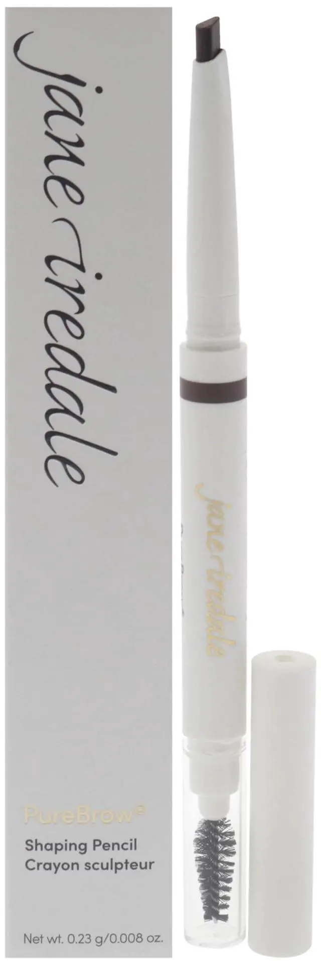 Main image of PureBrow Shaping Pencil - Dark Brown by Jane Iredale for Women - 0.008 oz Eyebrow