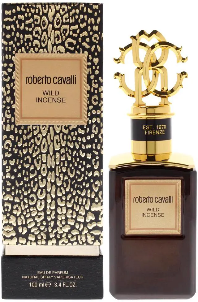Main image of Gold Collection - Wild Incense by Roberto Cavalli for Unisex - 3.4 oz EDP Spray