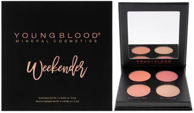 Main image of Palette - Weekender by Youngblood for Women - 0.60 oz Makeup