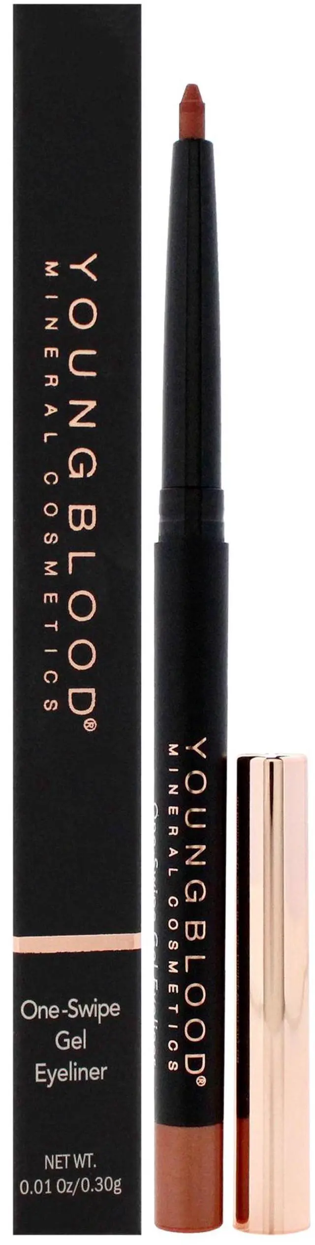 Main image of One-Swipe Gel Eyeliner - Bourbon by Youngblood for Women - 0.01 oz Eyeliner