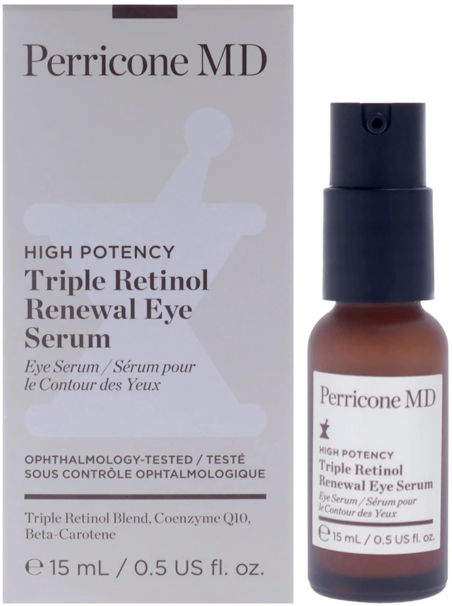 Main image of High Potency Triple Retinol Renewal Eye Serum by Perricone MD for Unisex - 0.5 oz Serum