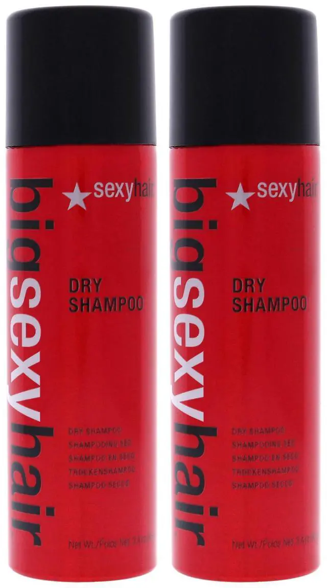 Main image of Big Sexy Hair Dry Shampoo by Sexy Hair for Unisex - 3.4 oz Dry Shampoo - Pack of 2