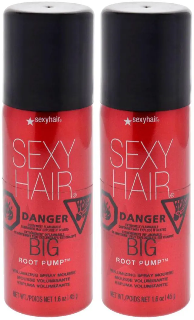 Main image of Big Sexy Hair Root Pump Spray Mousse by Sexy Hair for Unisex - 1.6 oz Mousse - Pack of 2