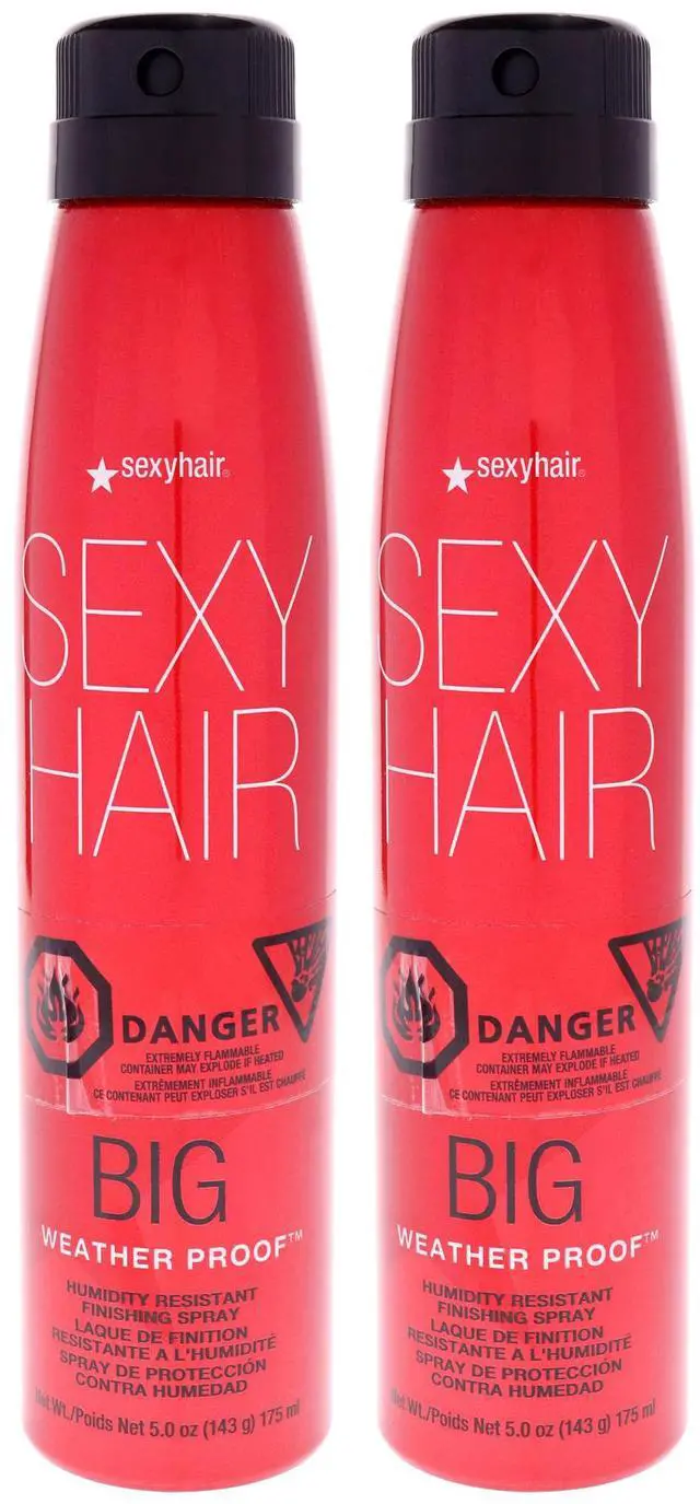 Main image of Big Sexy Hair Weather Proof Hairspray by Sexy Hair for Unisex - 5 oz Hair Spray - Pack of 2